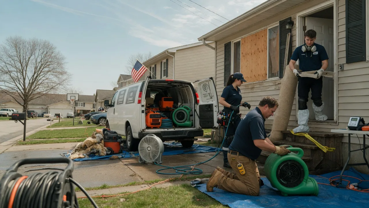 Water Damage Restoration in Ricketts, IA near me